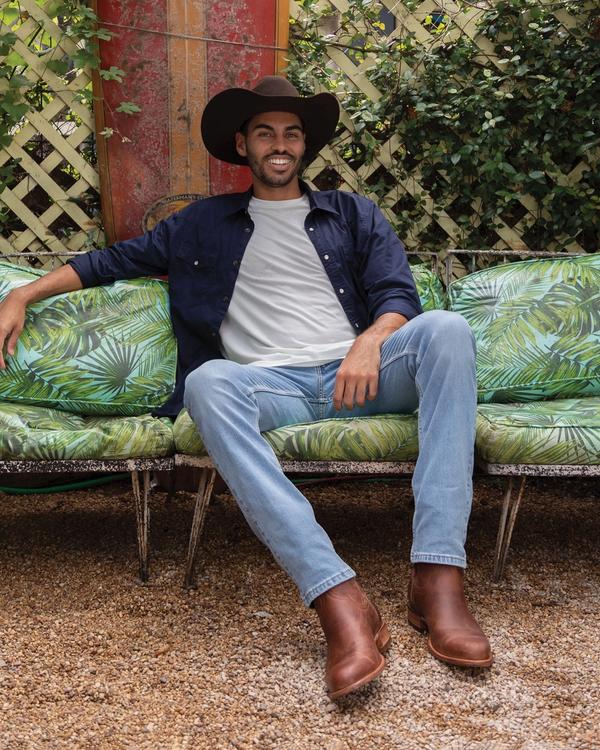 Men The Dean Bourbon Calf