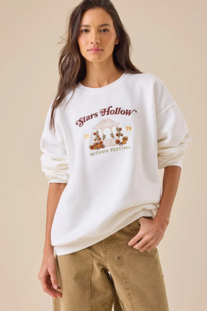 Stars Hollow Embroidered Sweatshirt