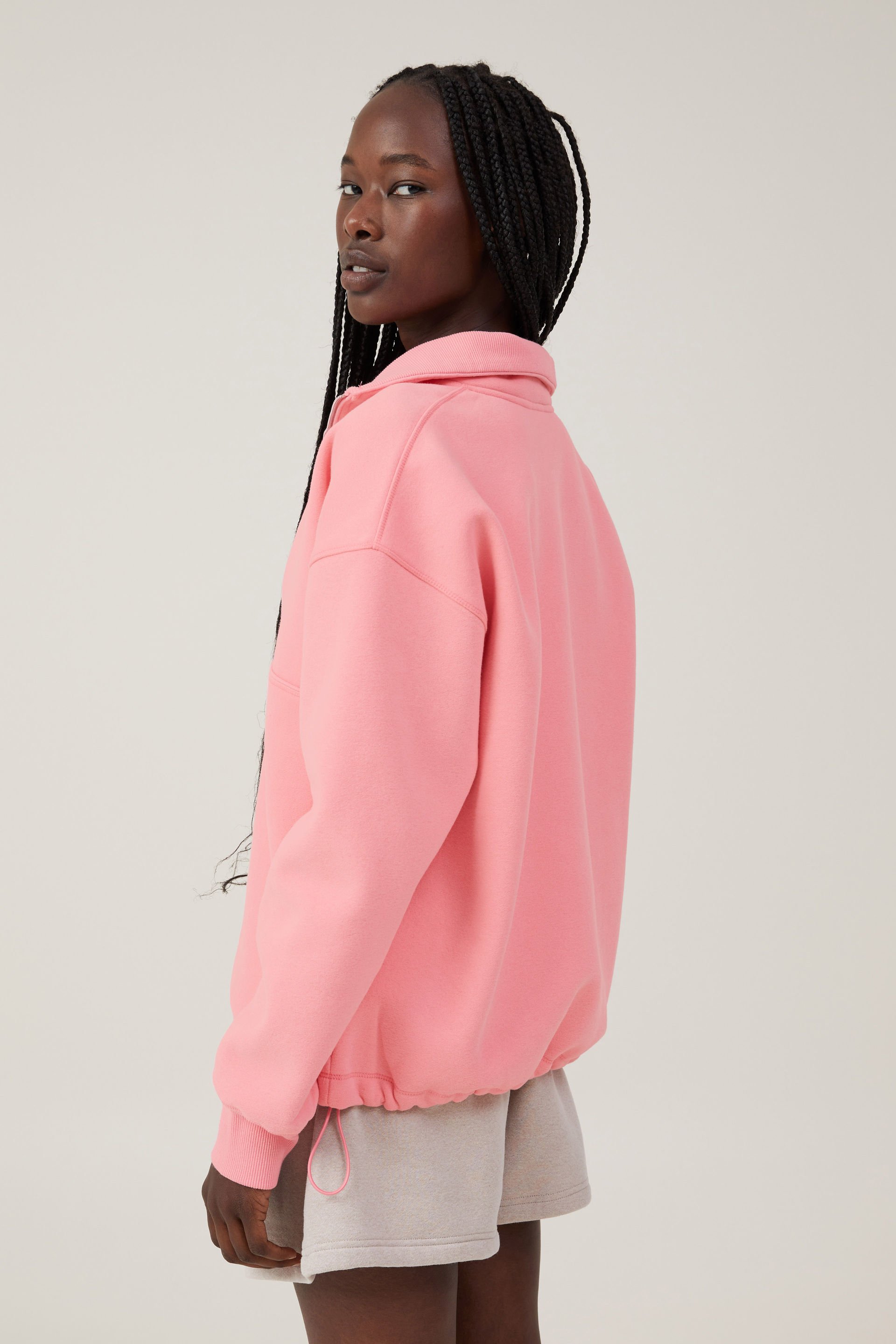 Plush Essential Half Zip Jumper