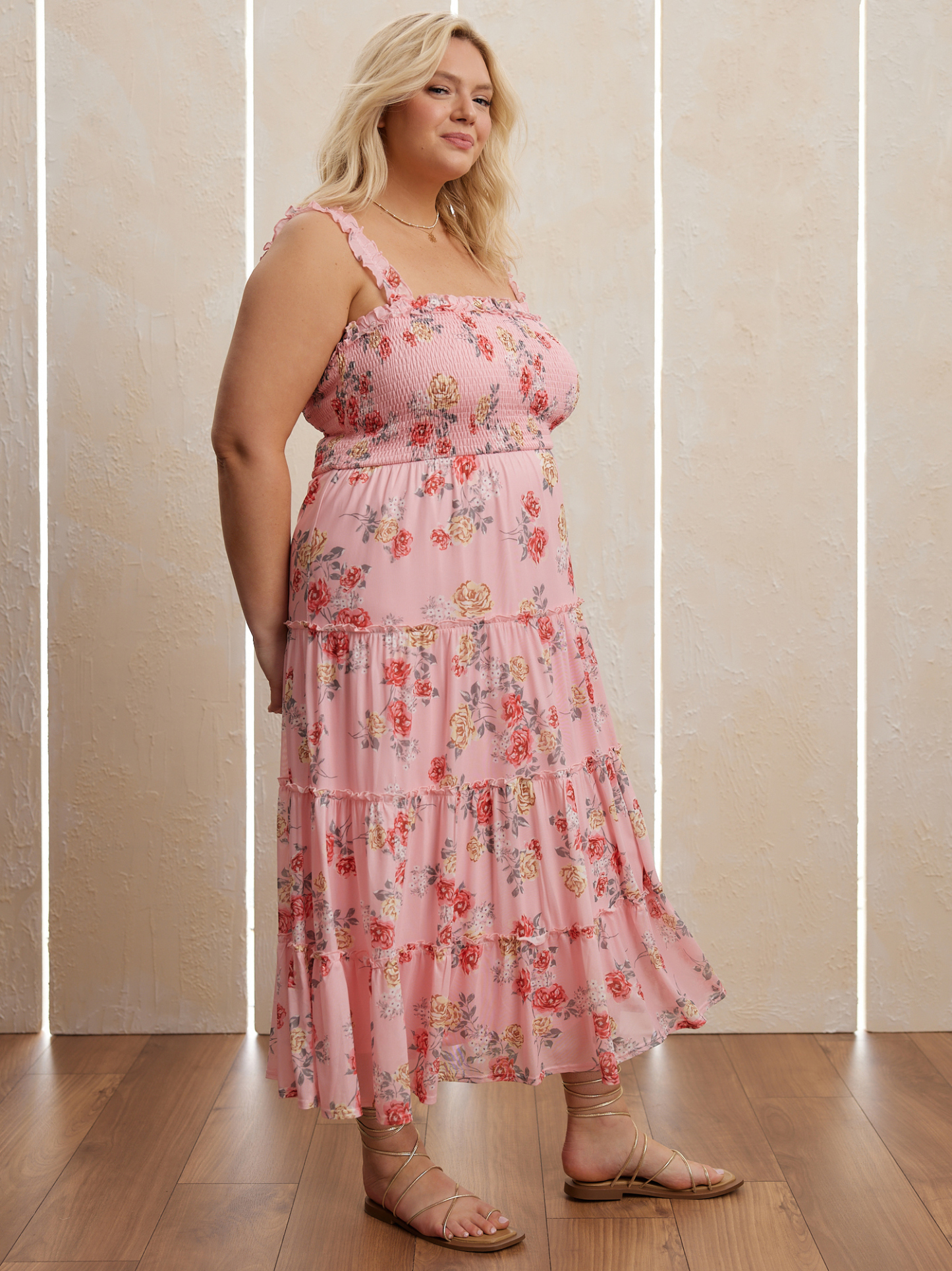 Cove Mesh Tiered Dress