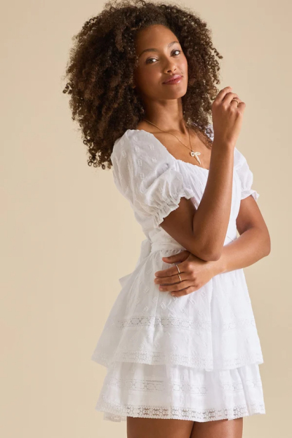 Lola Crochet Crossover Dress