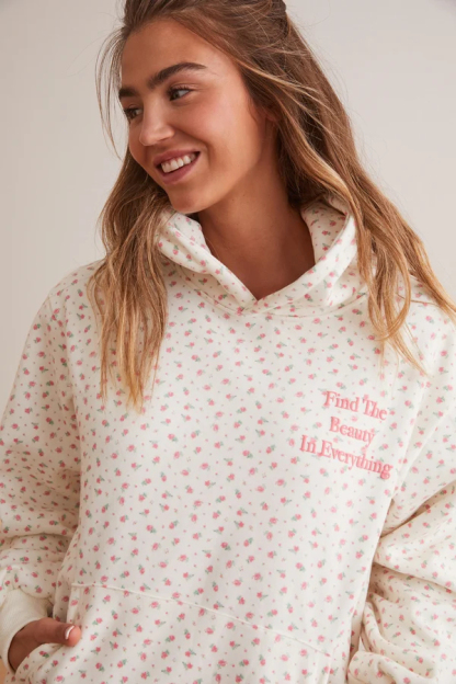 Find the Beauty Floral Hoodie