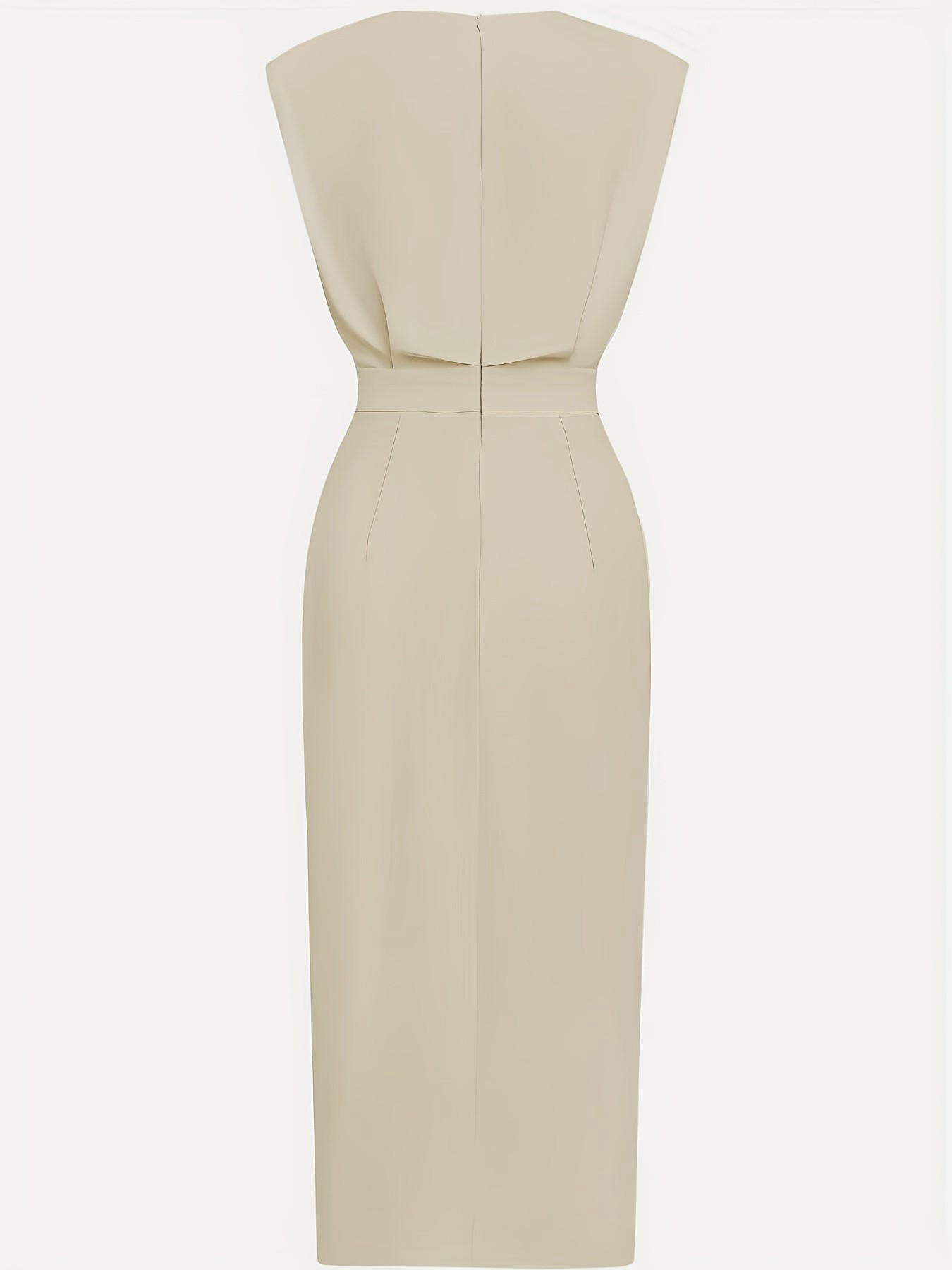 New Elegance Commuter Slimming Fashion Dress, Button Split Versatile Striped Mid-Length Women's Dress, Stylish Office Wear