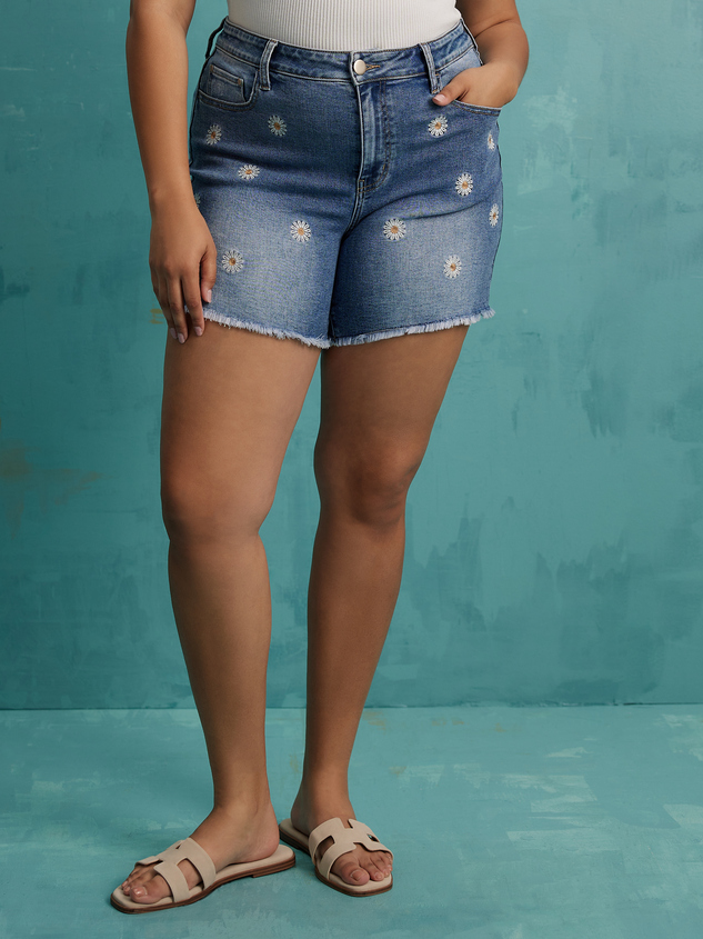Lyla Daisy Denim Shorts