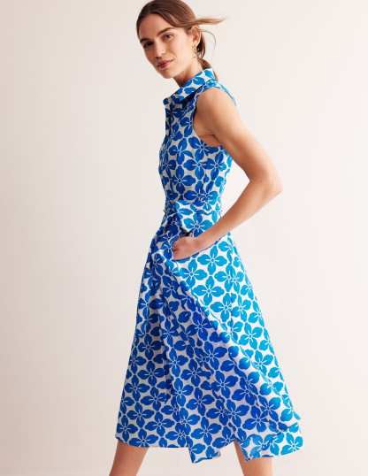 Amy Sleeveless Shirt Dress