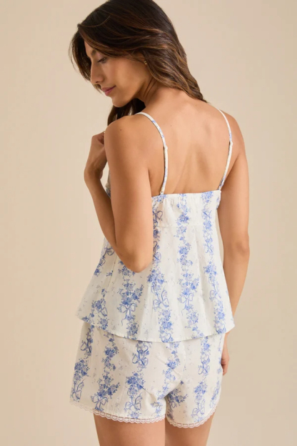 Kelsie Floral Lounge Tank