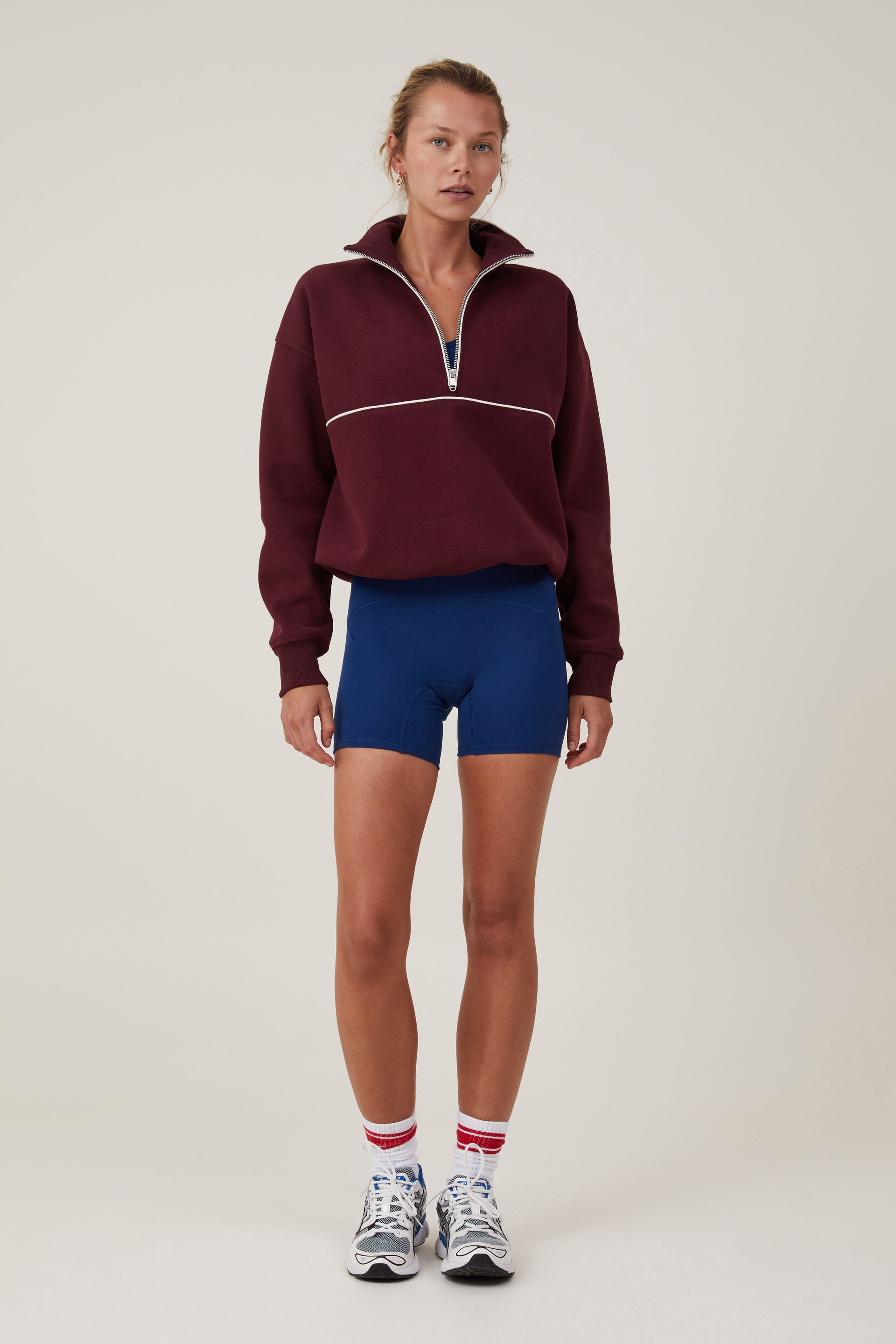 Plush Essential Half Zip Jumper