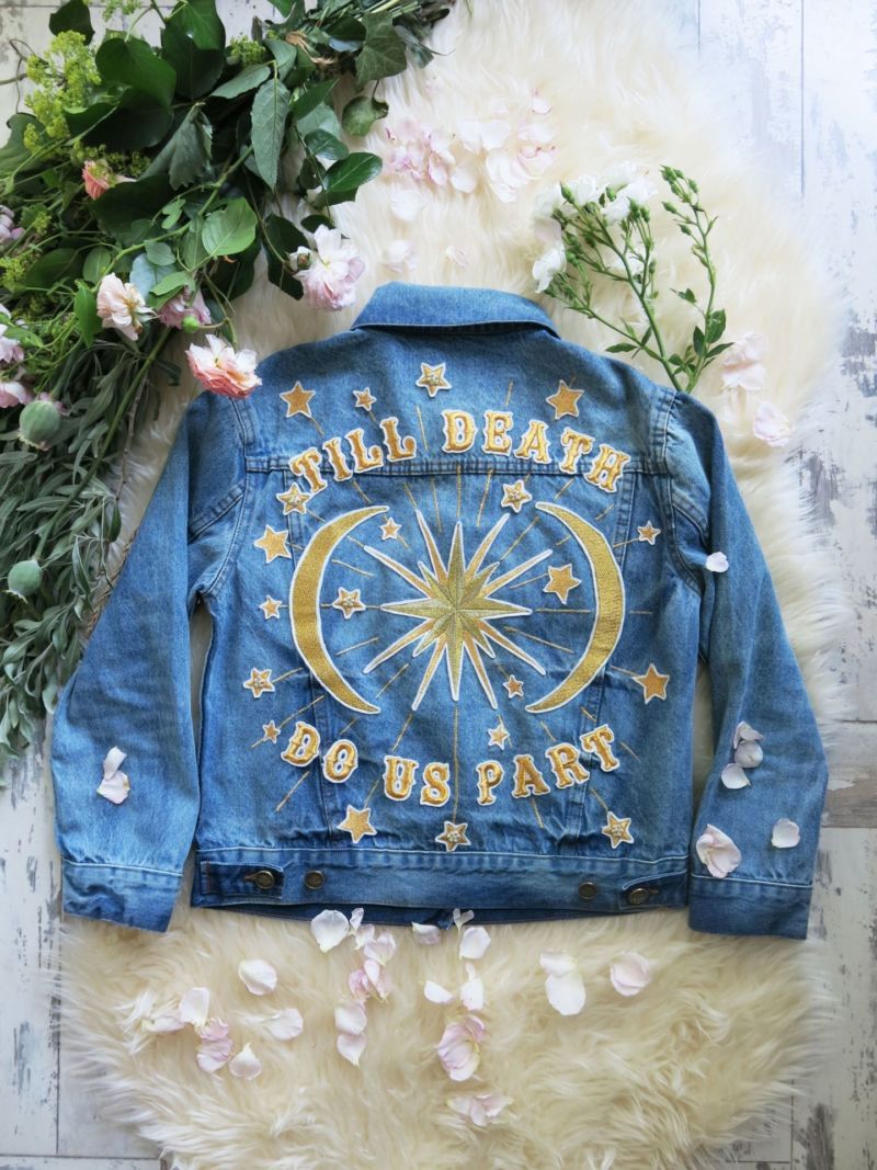 Till Death Do Us Part' Denim Jacket
