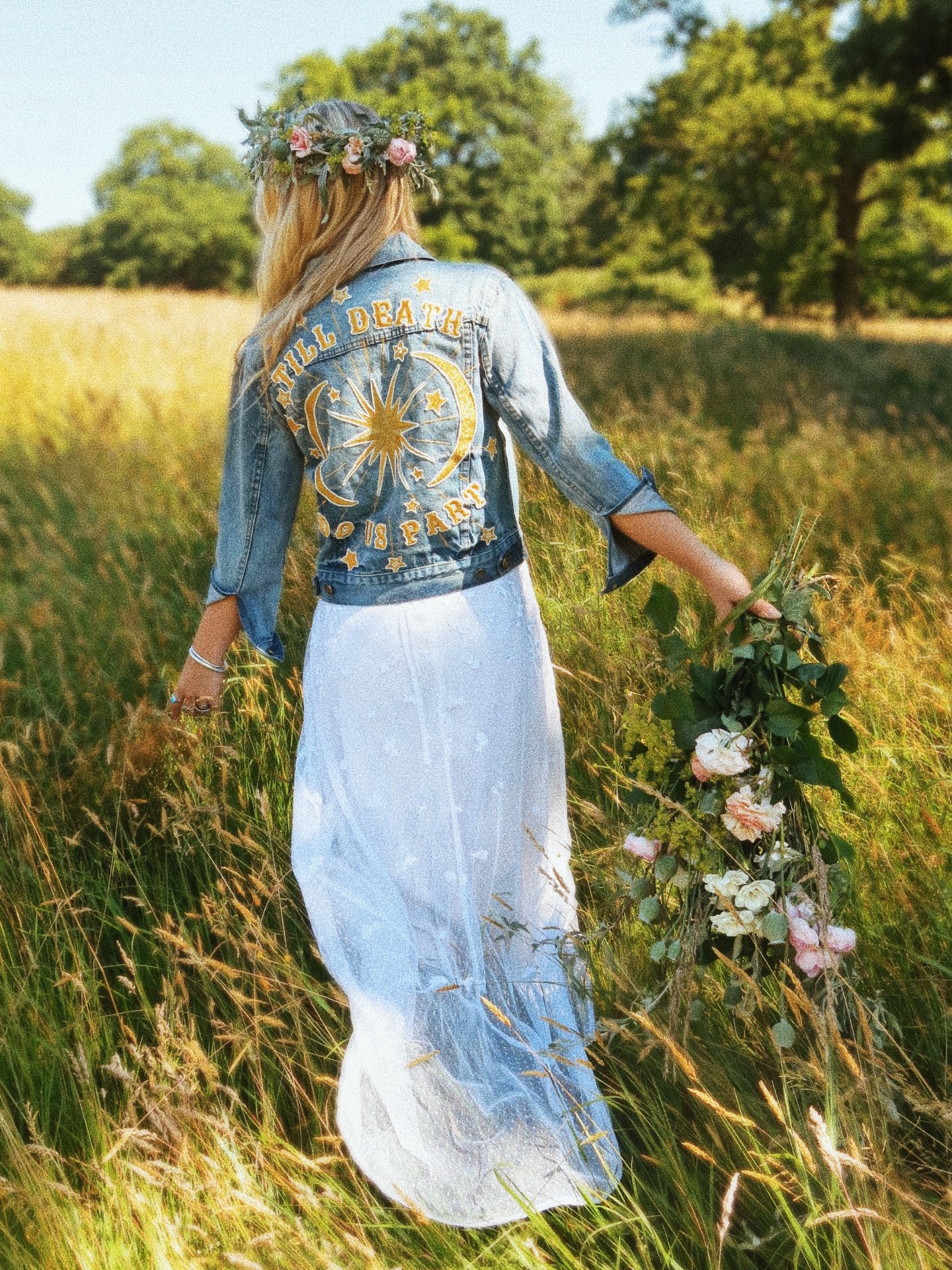 Till Death Do Us Part' Denim Jacket