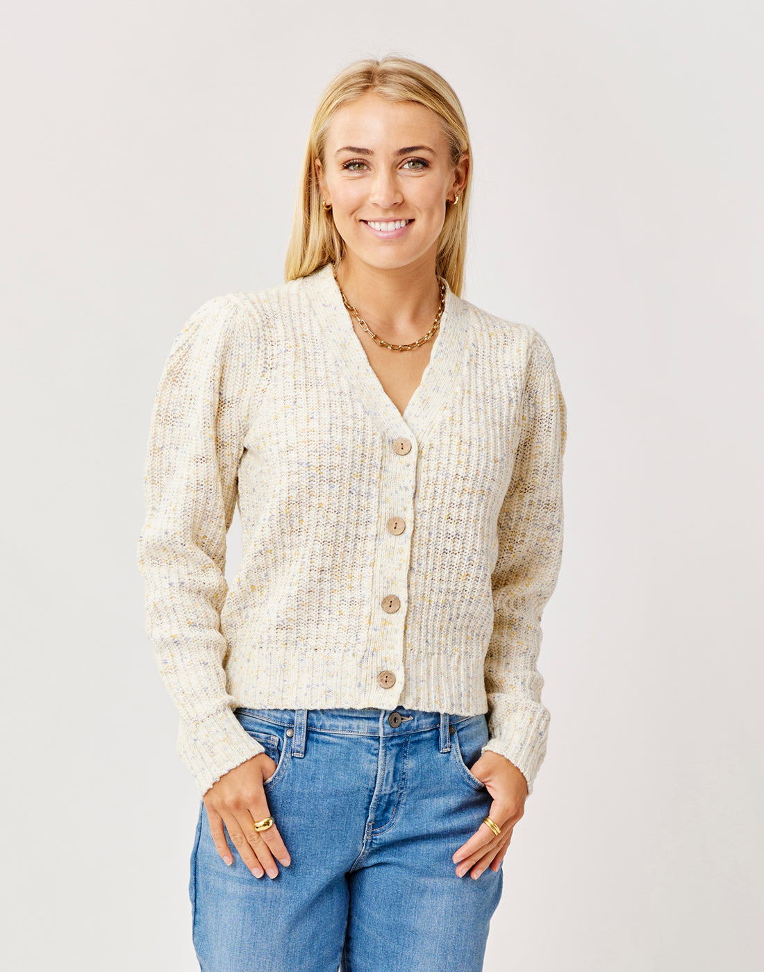 Tinsley Spacedye Sweater: Birch Multi