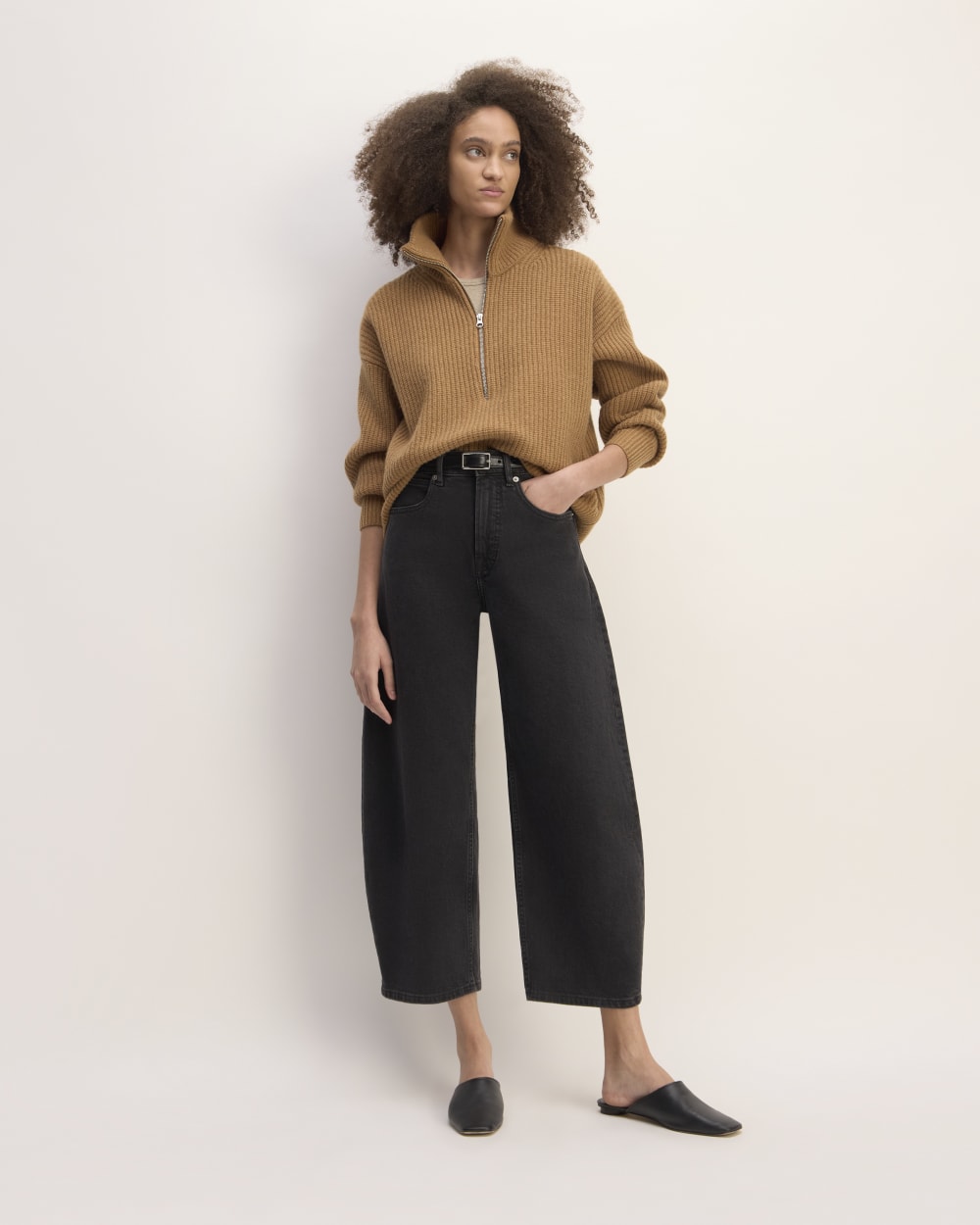 The Felted Merino Half-Zip Sweater