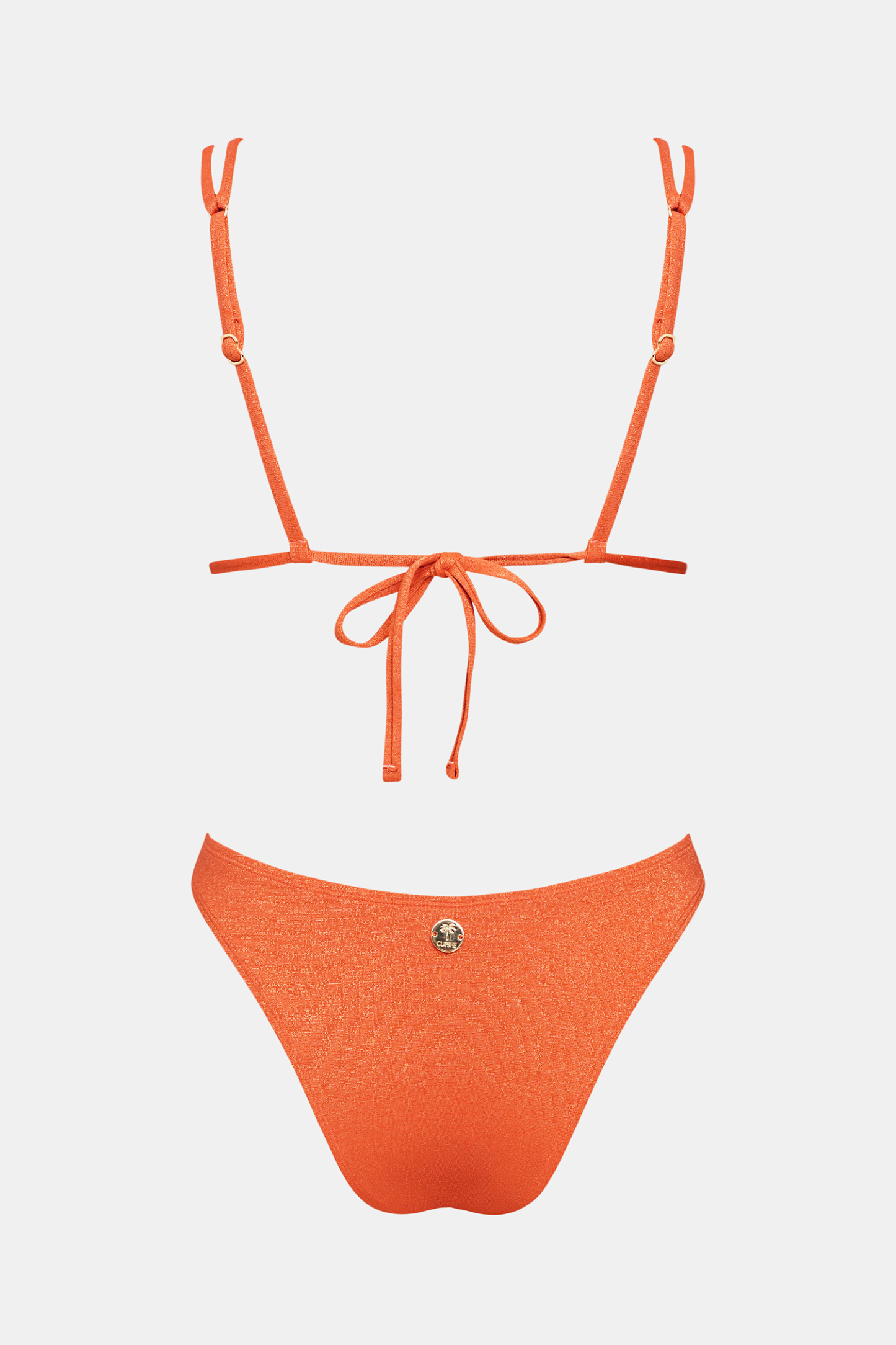 Orange Twist Bikini Set