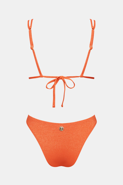 Orange Twist Bikini Set