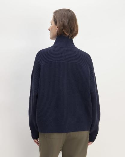 The Felted Merino Half-Zip Sweater