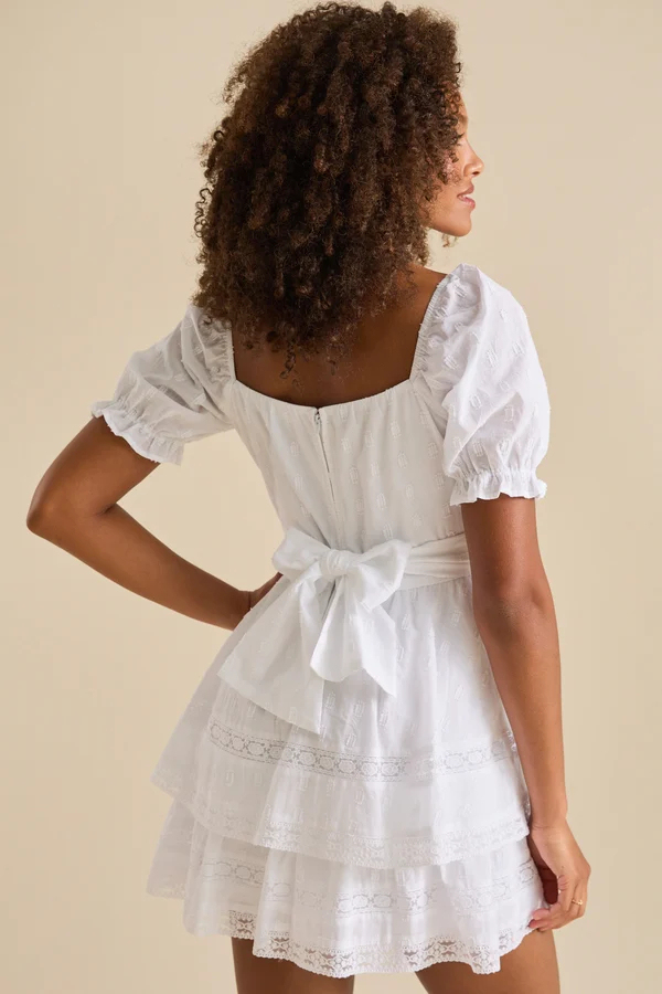 Lola Crochet Crossover Dress