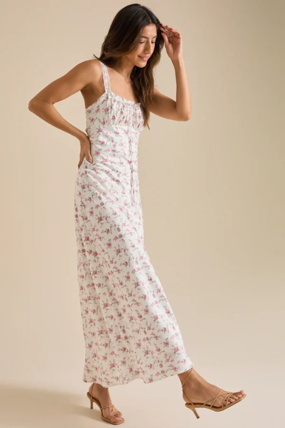 Kya Floral Midi Dress