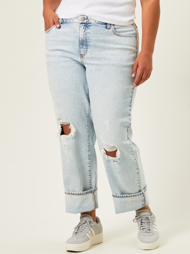 Margot Destructed Girlfriend Jeans