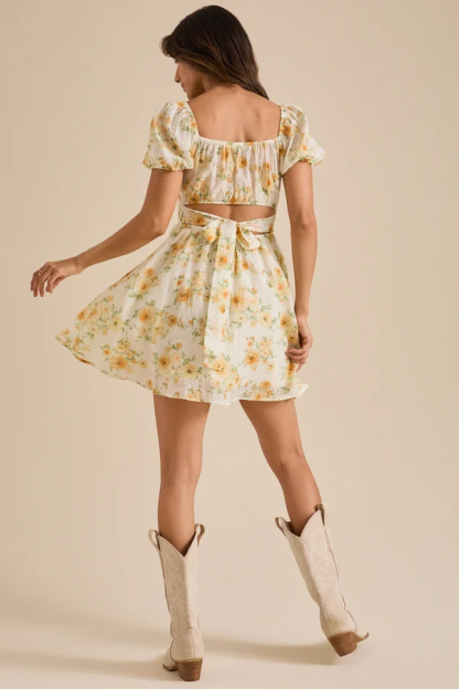 Jessy Floral Babydoll Dress