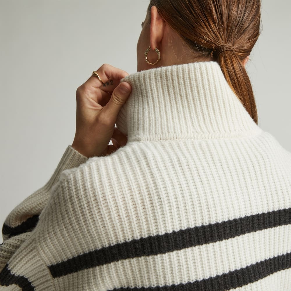 The Felted Merino Half-Zip Sweater