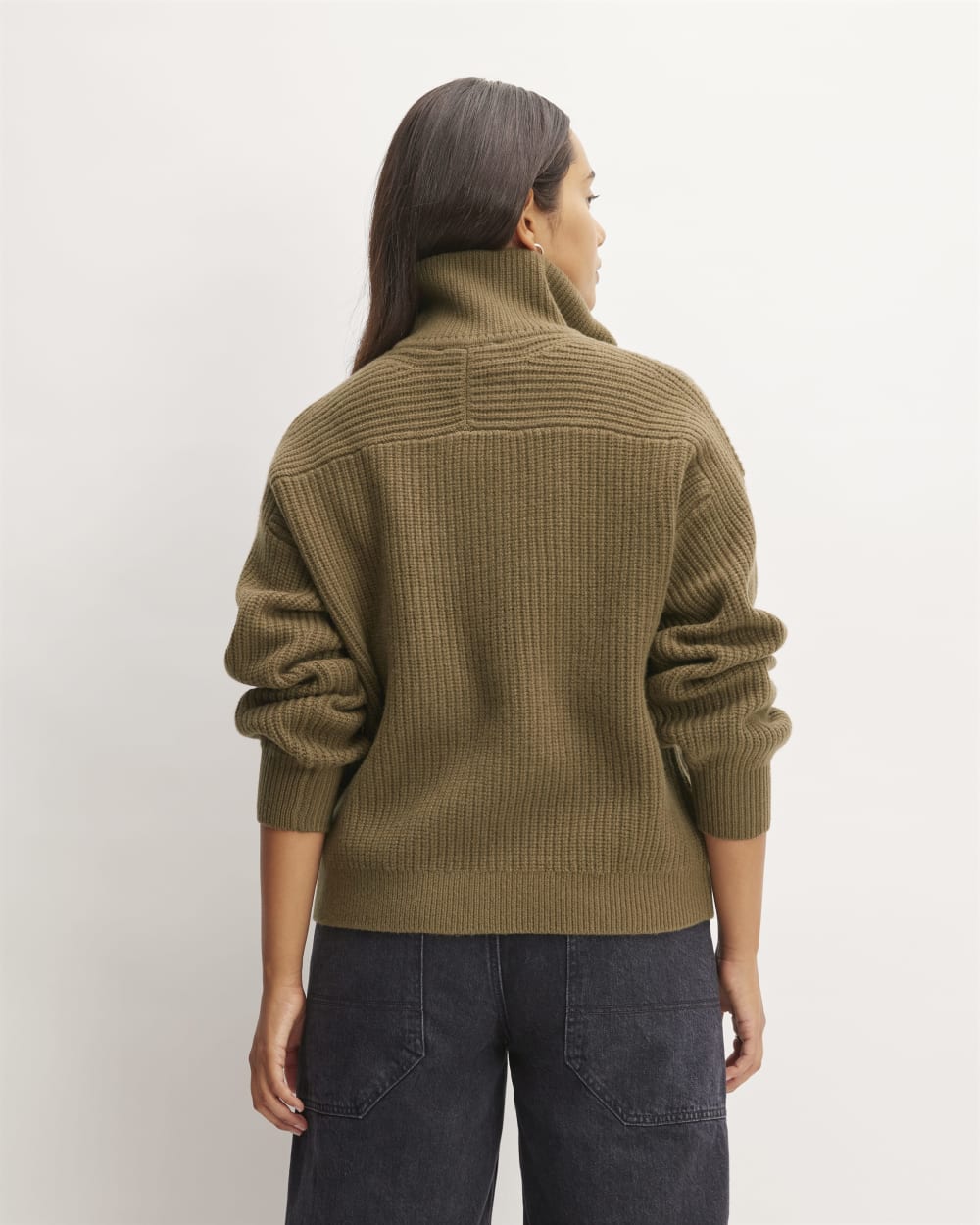 The Felted Merino Half-Zip Sweater