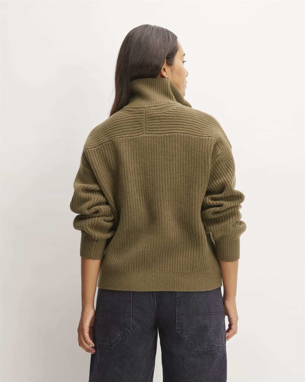 The Felted Merino Half-Zip Sweater