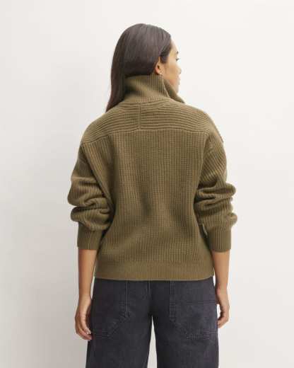 The Felted Merino Half-Zip Sweater
