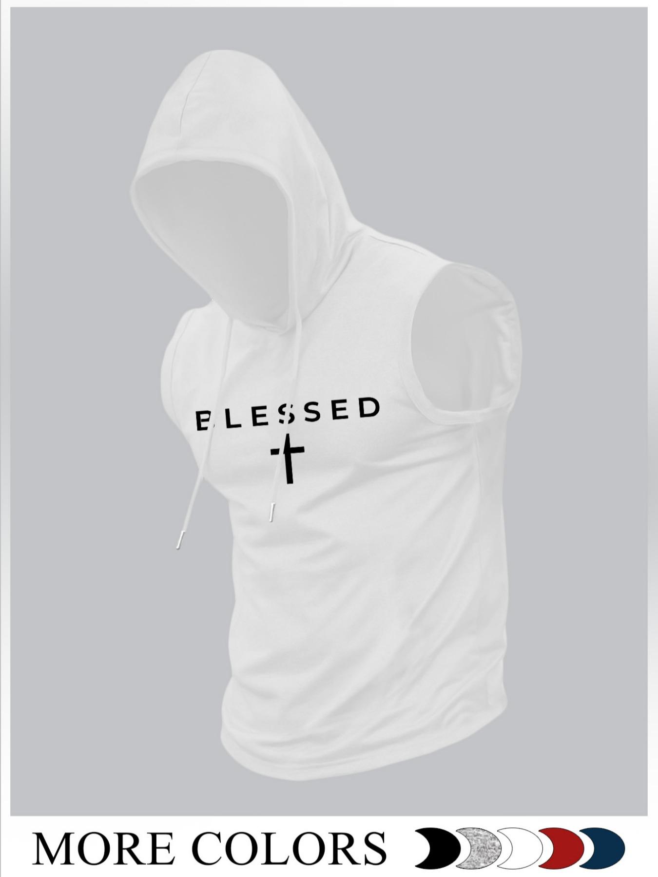 Men's Fashion Hooded, Casual Summer Wear, Athletic Workout Clothing, Moderate Fabric Thickness, Fitted Style, Ideal for Outdoor Activities