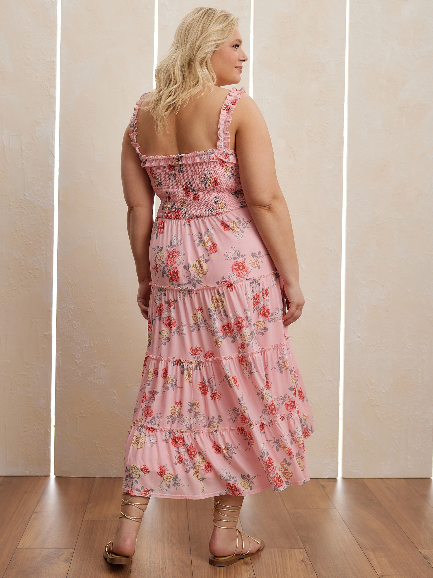 Cove Mesh Tiered Dress