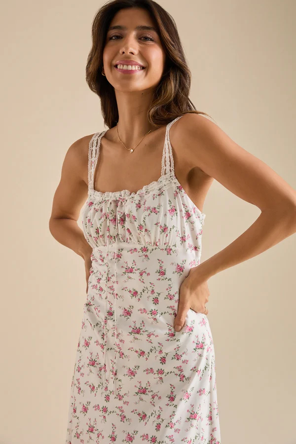 Kya Floral Midi Dress