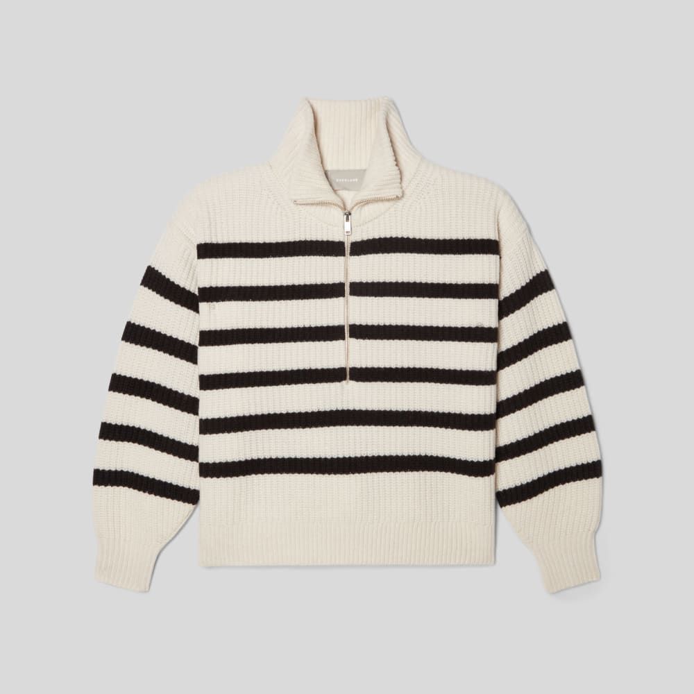 The Felted Merino Half-Zip Sweater