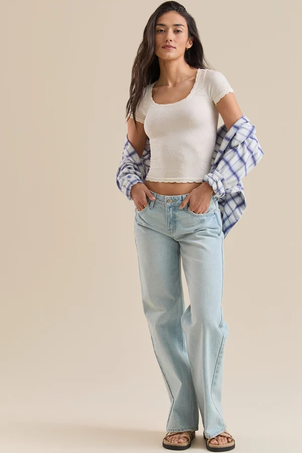 Audrey Scallop Trim Cami