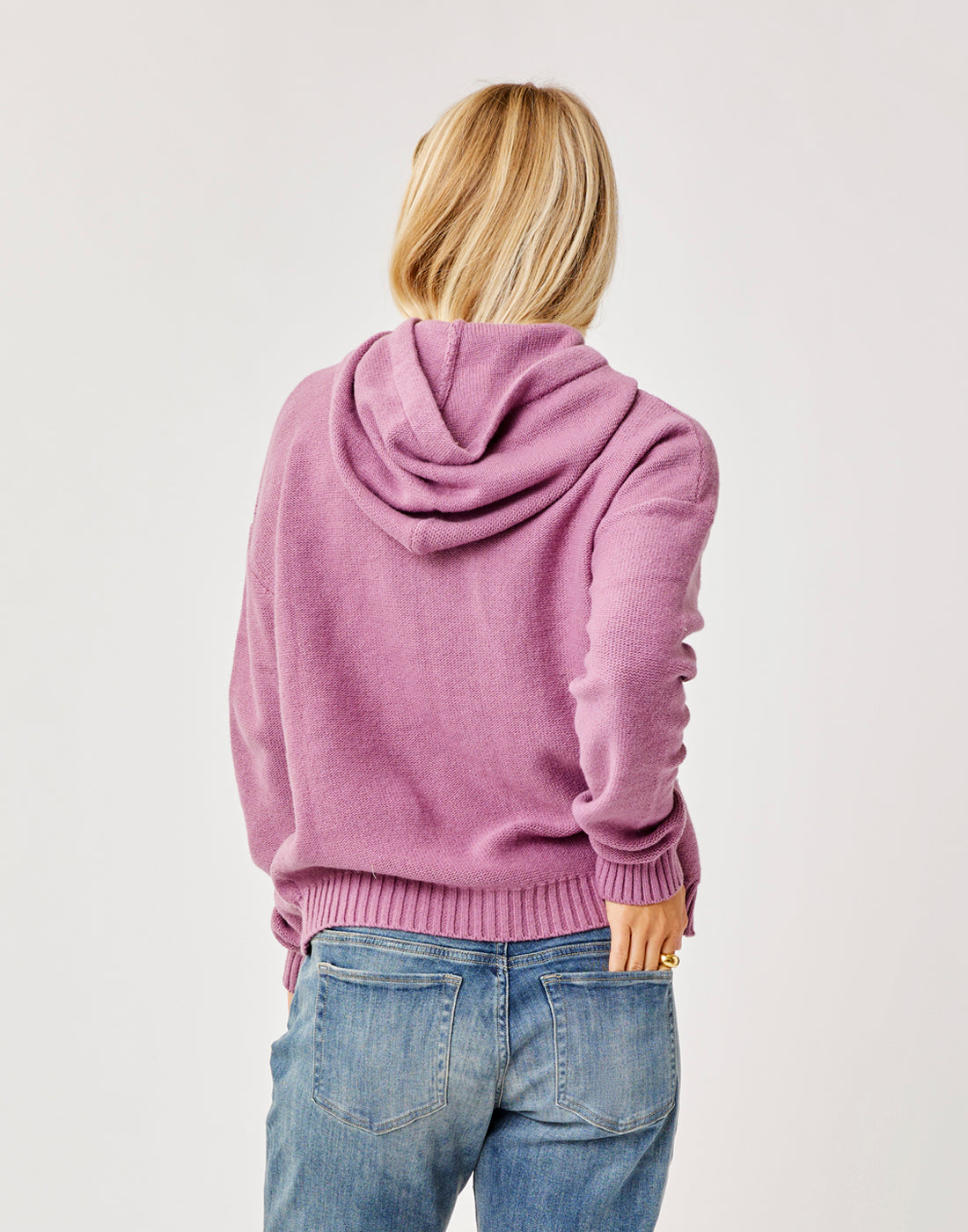 Stowe Hooded Sweater: Orchid