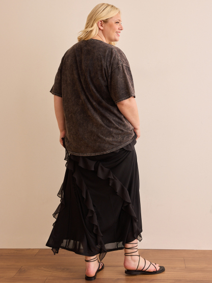 Disco Cowgirl Oversized Tee