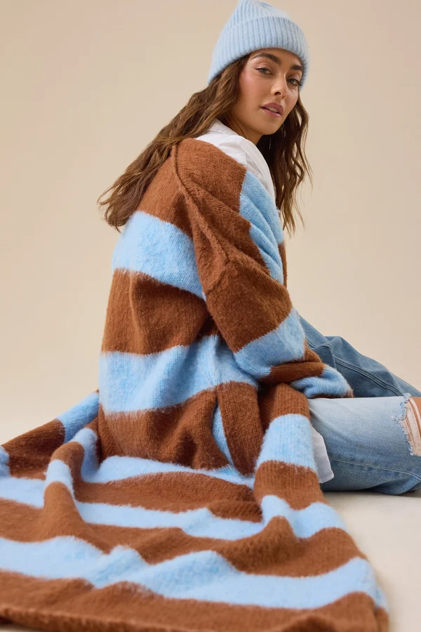 Camryn Striped Duster