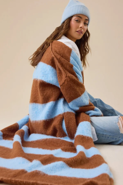 Camryn Striped Duster