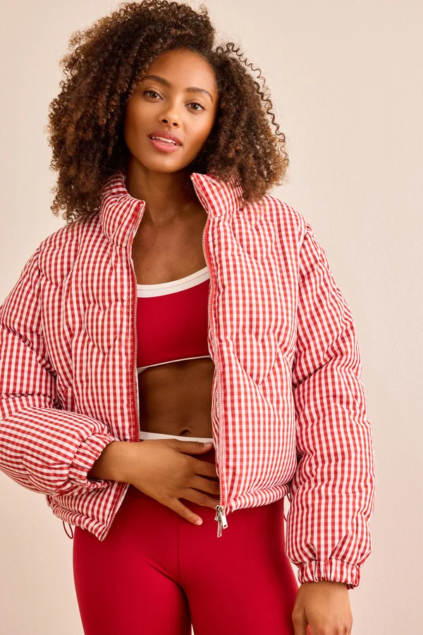 Snowbound Quilted Heart Puffer Jacket
