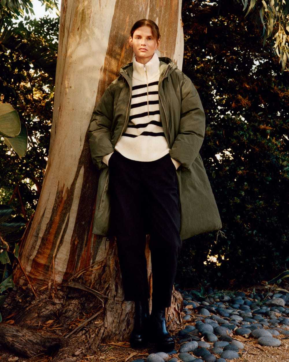 The Felted Merino Half-Zip Sweater