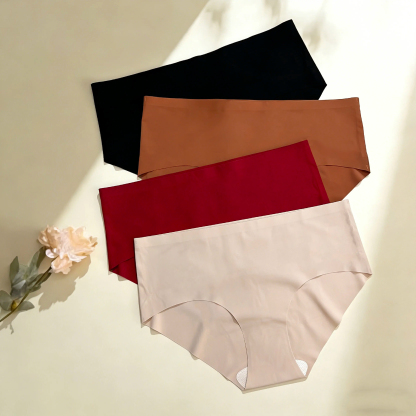 5-Pack Plus Size Soft & Comfortable Full-Coverage Design High-Waisted Briefs