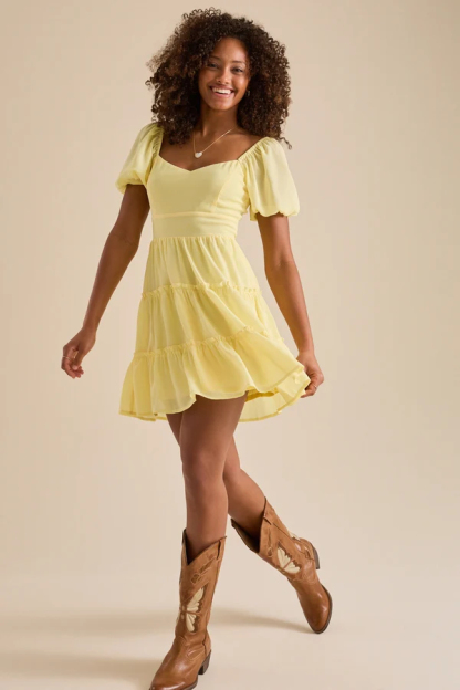 Marleigh Bow Back Mini Dress