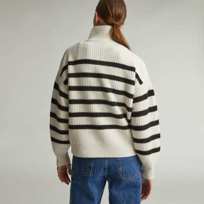 The Felted Merino Half-Zip Sweater
