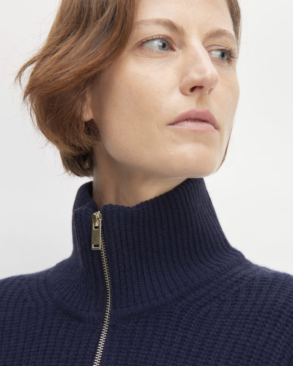 The Felted Merino Half-Zip Sweater