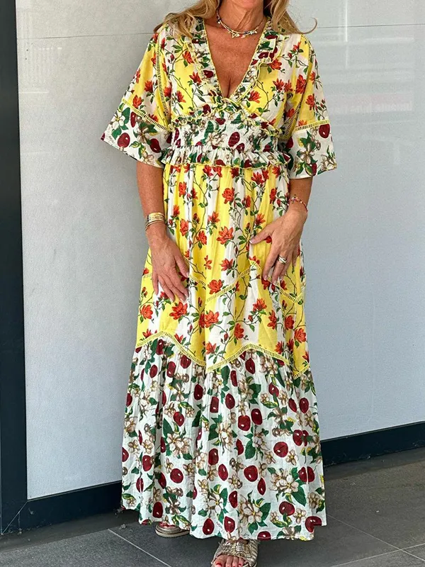 Chic Printed Maxi Dress