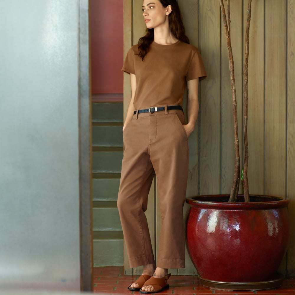 The Organic Straight-Leg Pant