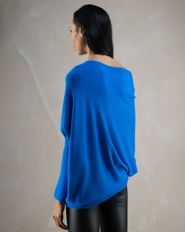 Asymmetric Draped Jumper Sweater