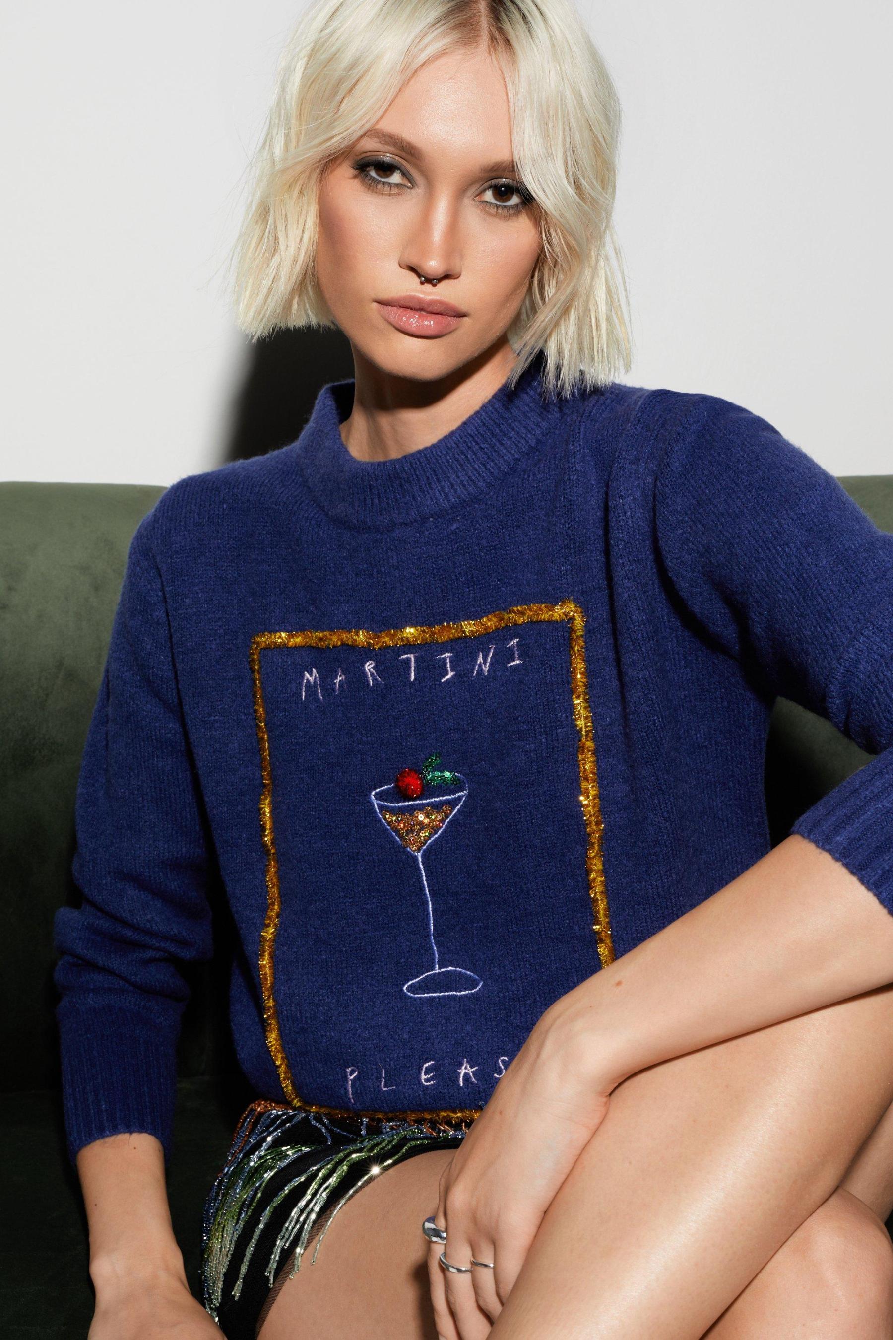 Tatiana Alida Negroni Please Knit Christmas Sweater