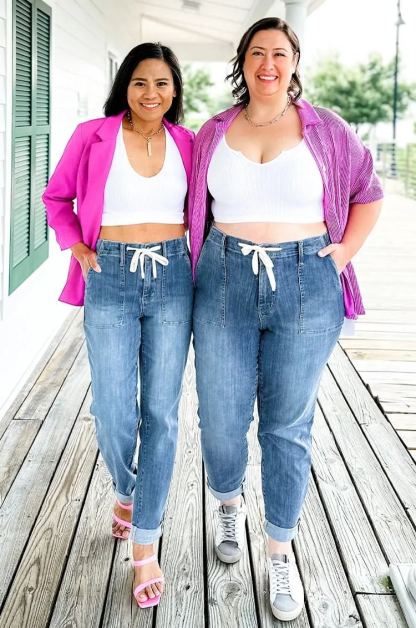 Judy Blue Pull On Denim Joggers