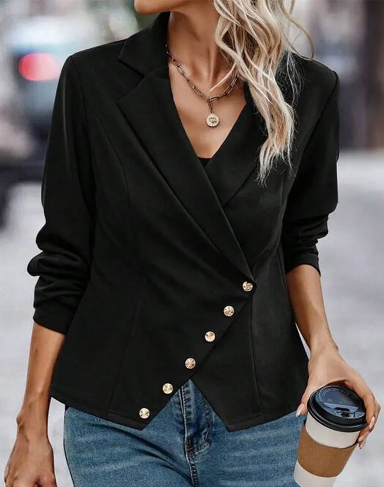 Cool Plain Long Sleeve Outerwear