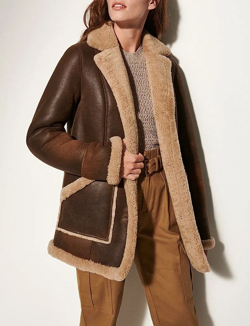 Marleigh Sheepskin Coat