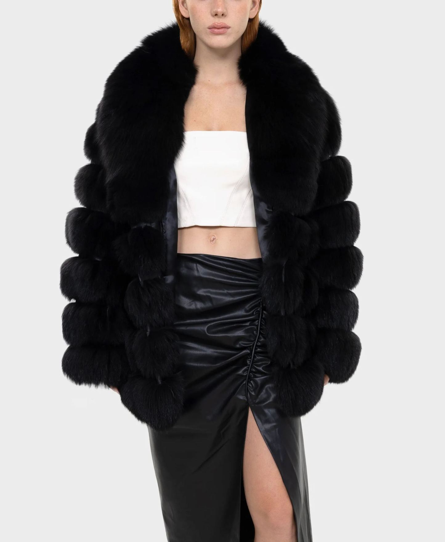 Alicent Black Fox Jacket