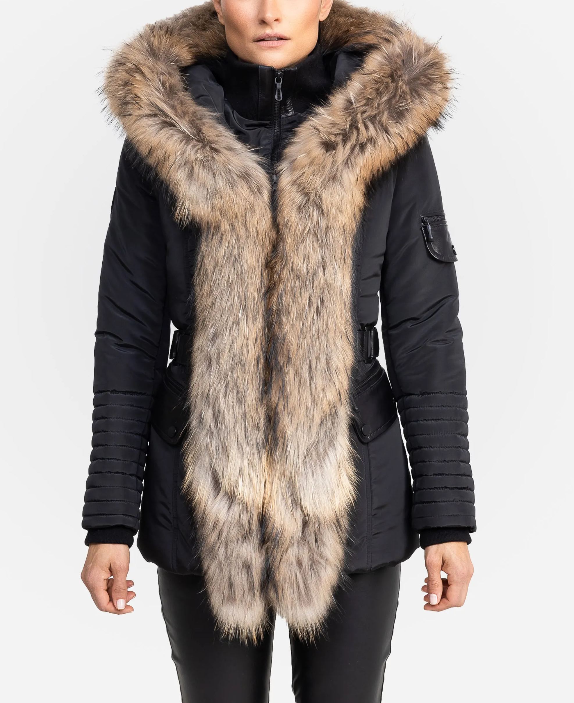 Kim Jacket with Natural Fur